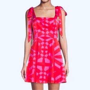 Gianni Bini Satin Shoulder Bow Dress  4